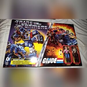 Transformers G.I Joe Decepticon Soundwave Dreadnok Thunder Machine Playset